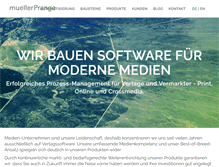 Tablet Screenshot of muellerprange.com